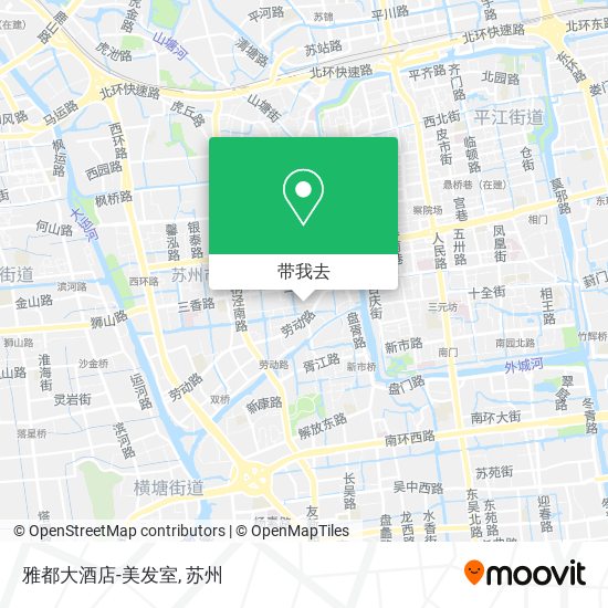 雅都大酒店-美发室地图