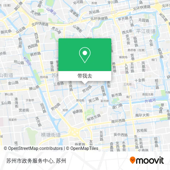 苏州市政务服务中心地图