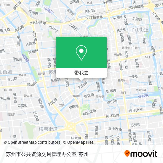 苏州市公共资源交易管理办公室地图