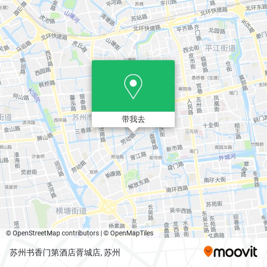 苏州书香门第酒店胥城店地图