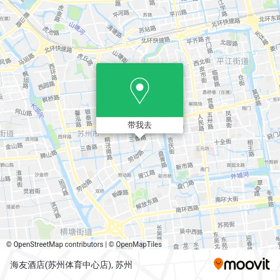 海友酒店(苏州体育中心店)地图