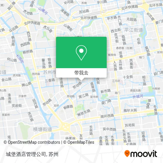 城堡酒店管理公司地图