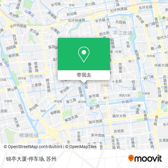 锦亭大厦-停车场地图