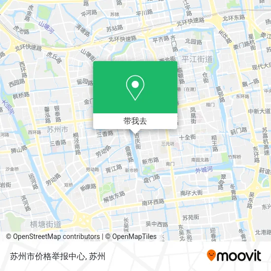 苏州市价格举报中心地图
