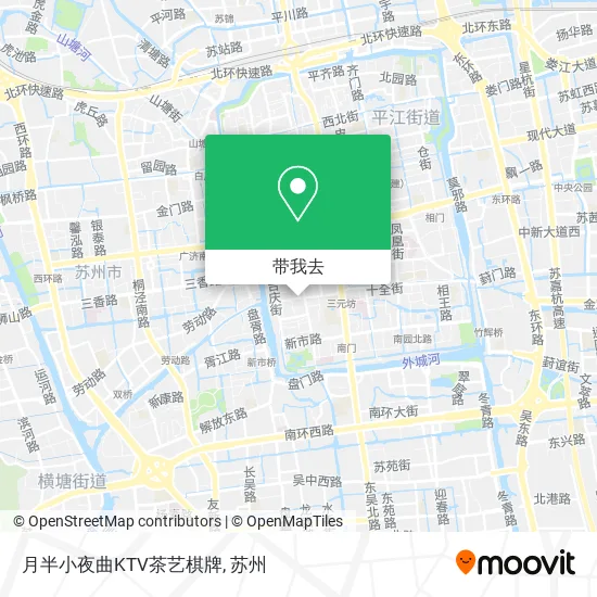 月半小夜曲KTV茶艺棋牌地图
