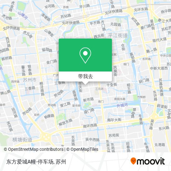 东方爱城A幢-停车场地图