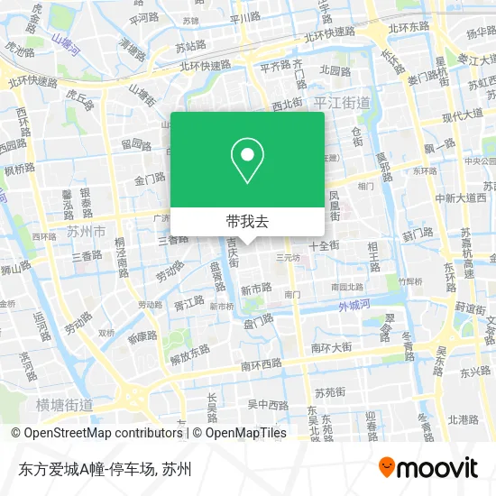 东方爱城A幢-停车场地图
