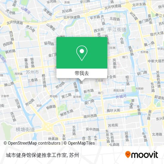 城市健身馆保健推拿工作室地图