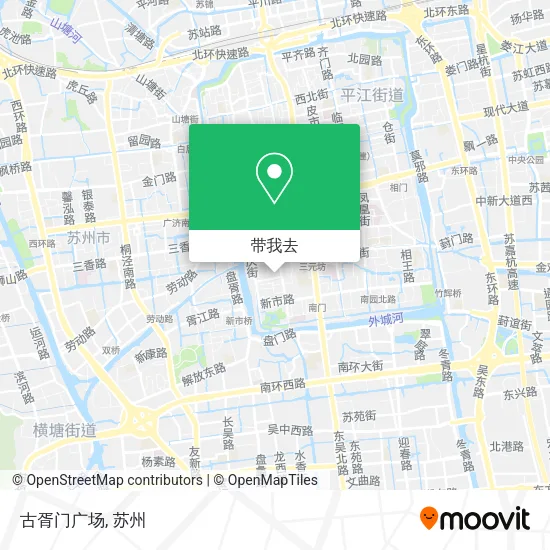 古胥门广场地图