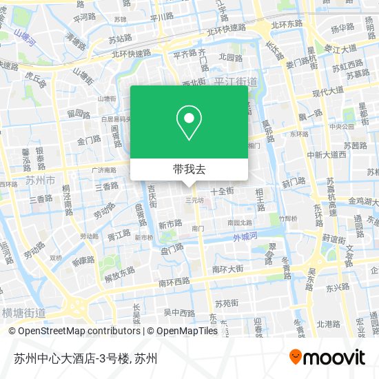 苏州中心大酒店-3号楼地图