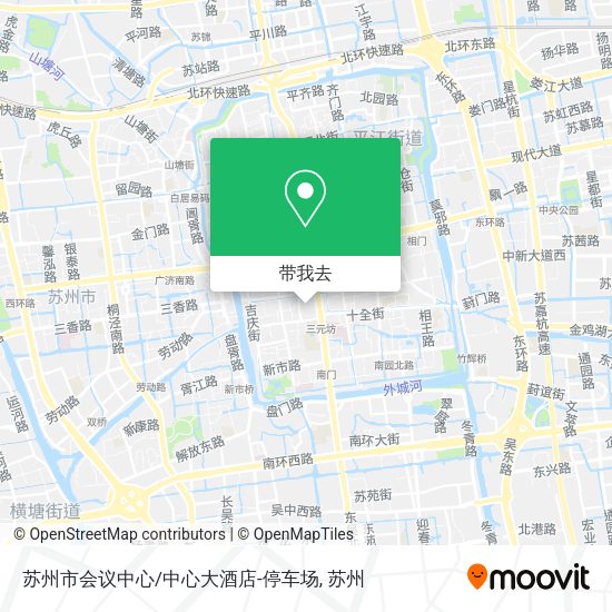 苏州市会议中心/中心大酒店-停车场地图