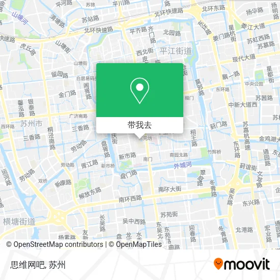 思维网吧地图