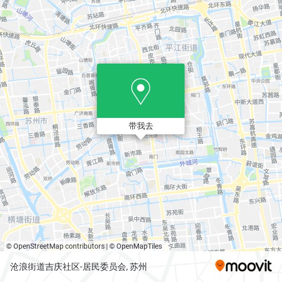 沧浪街道吉庆社区-居民委员会地图