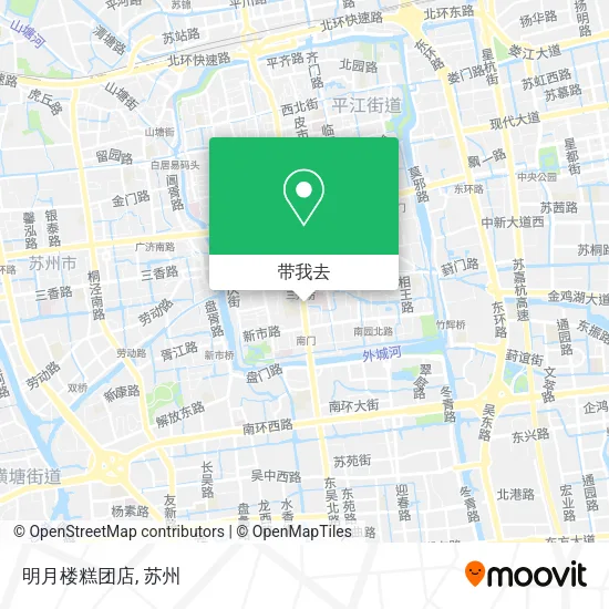 明月楼糕团店地图