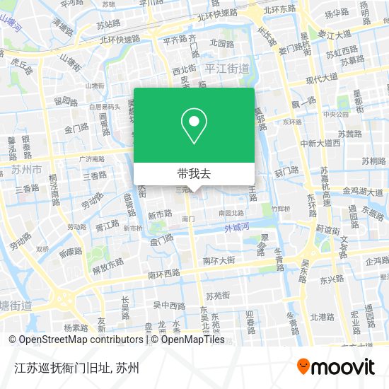 江苏巡抚衙门旧址地图