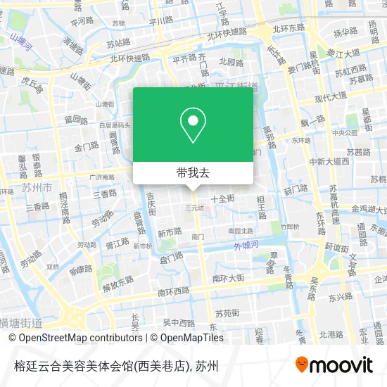榕廷云合美容美体会馆(西美巷店)地图