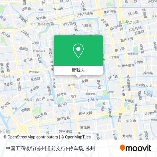 中国工商银行(苏州道前支行)-停车场地图