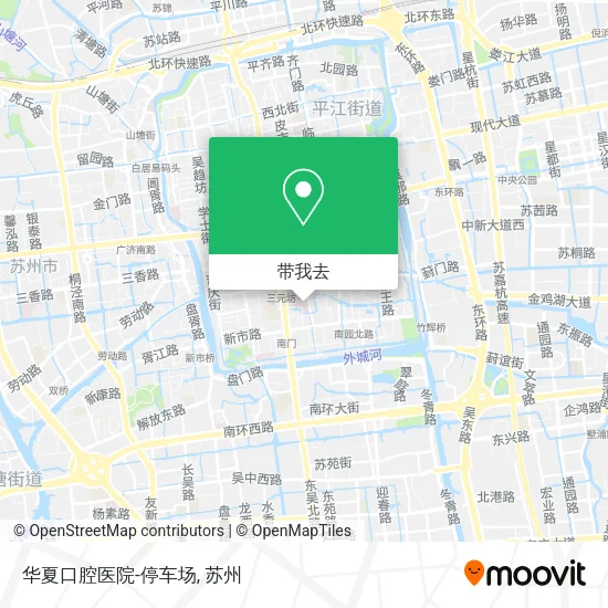 华夏口腔医院-停车场地图