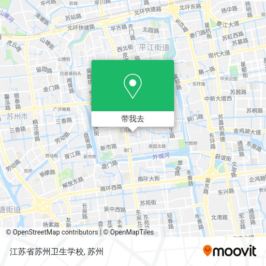 江苏省苏州卫生学校地图