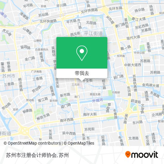 苏州市注册会计师协会地图