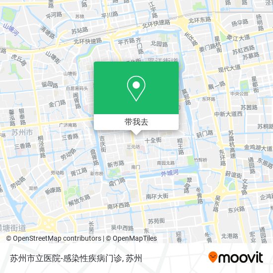 苏州市立医院-感染性疾病门诊地图