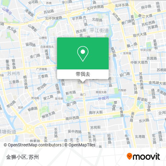 金狮小区地图