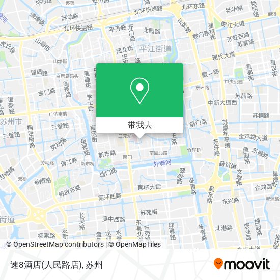 速8酒店(人民路店)地图