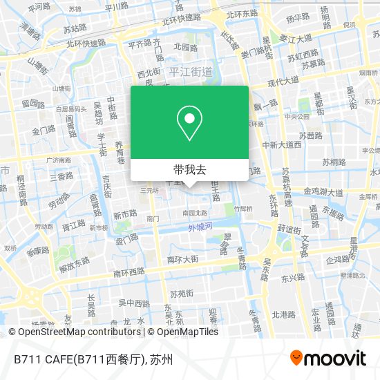 B711 CAFE(B711西餐厅)地图