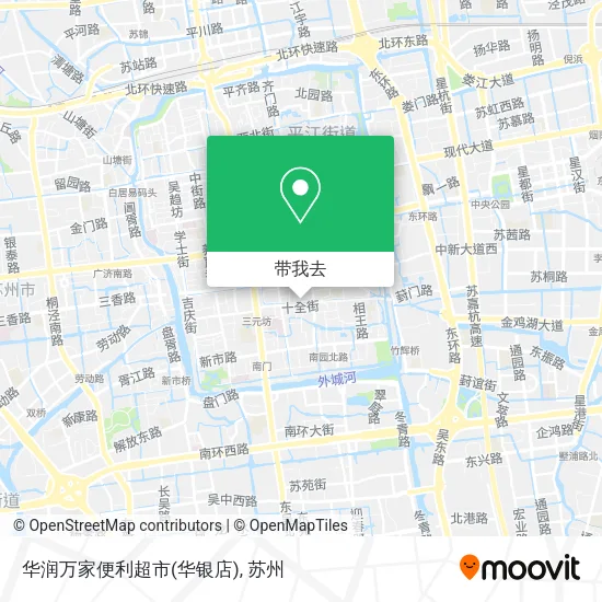 华润万家便利超市(华银店)地图