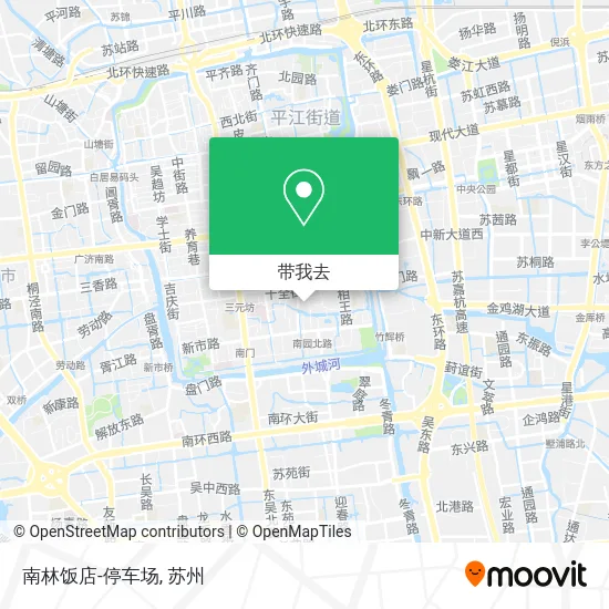 南林饭店-停车场地图