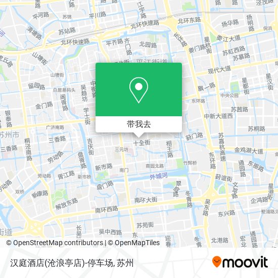 汉庭酒店(沧浪亭店)-停车场地图