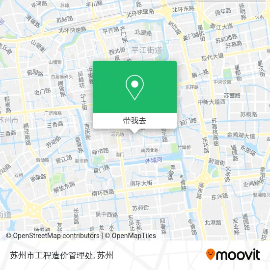 苏州市工程造价管理处地图