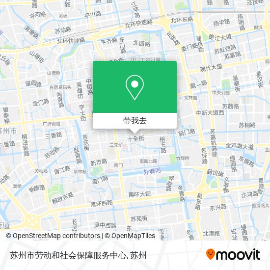 苏州市劳动和社会保障服务中心地图