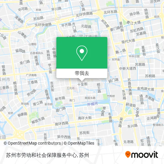苏州市劳动和社会保障服务中心地图