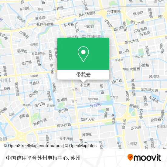 中国信用平台苏州申报中心地图