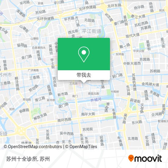 苏州十全诊所地图