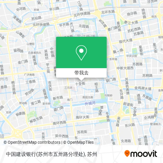 中国建设银行(苏州市五卅路分理处)地图