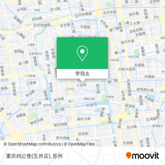 重庆鸡公煲(五卅店)地图