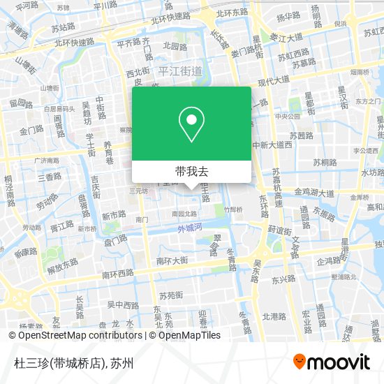 杜三珍(带城桥店)地图