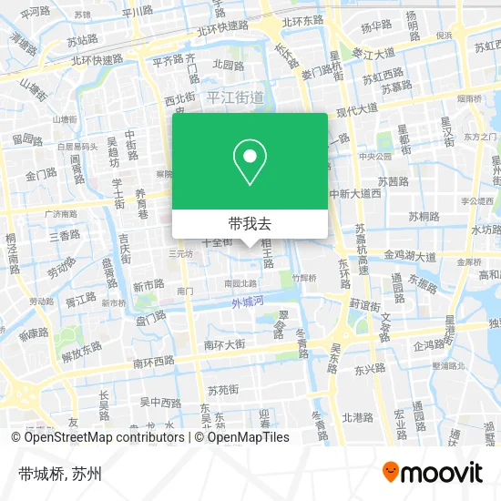 带城桥地图