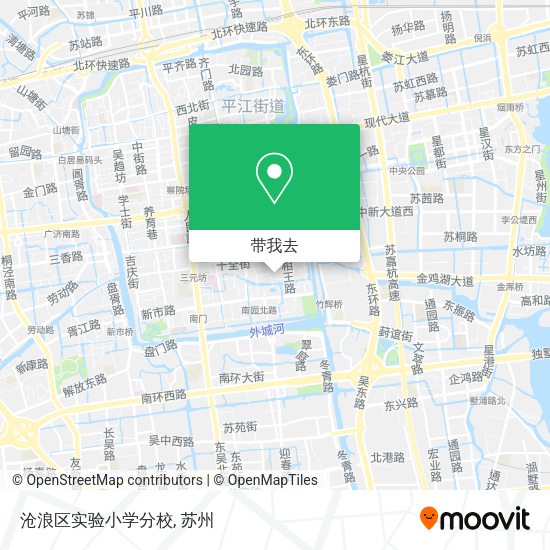 沧浪区实验小学分校地图