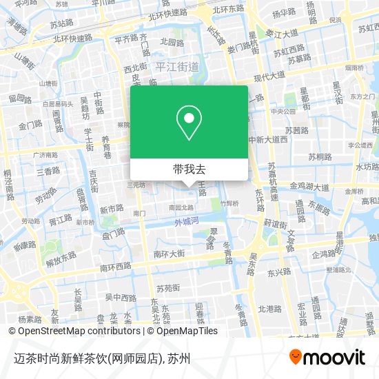 迈茶时尚新鲜茶饮(网师园店)地图