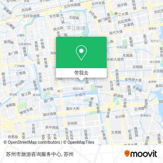 苏州市旅游咨询服务中心地图