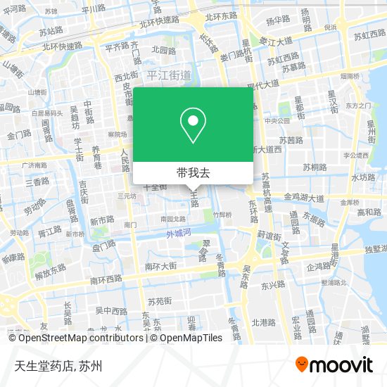 天生堂药店地图