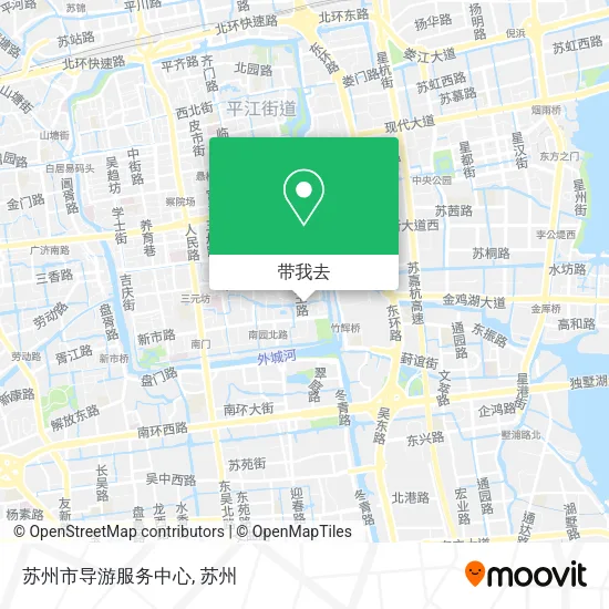 苏州市导游服务中心地图