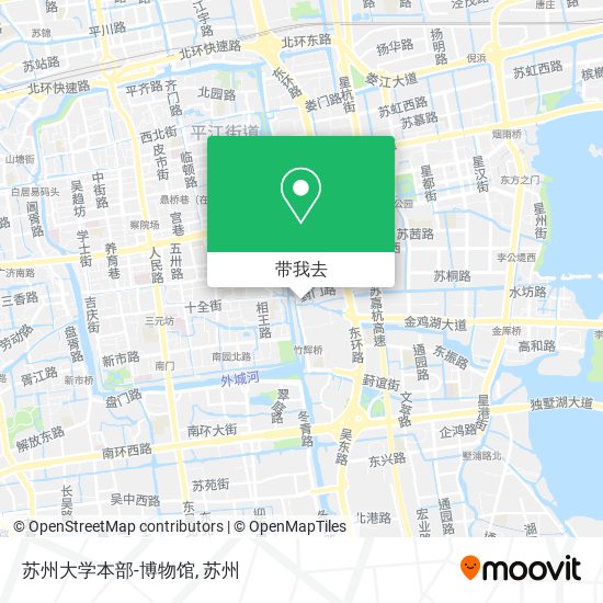 苏州大学本部-博物馆地图