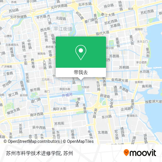 苏州市科学技术进修学院地图