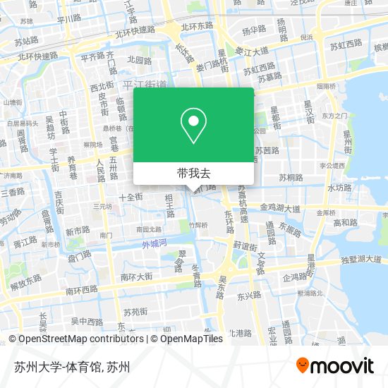 苏州大学-体育馆地图
