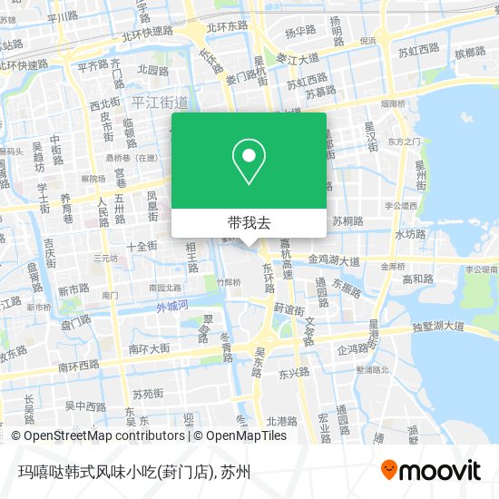 玛嘻哒韩式风味小吃(葑门店)地图