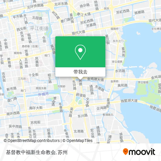 基督教中福新生命教会地图
